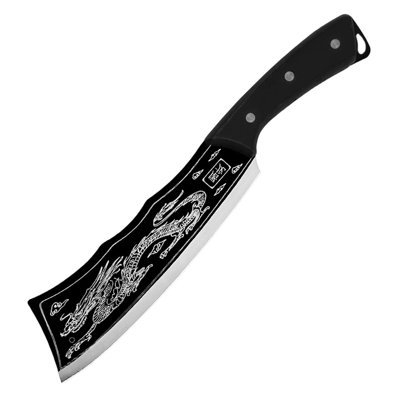 Guangdong Yangjiang handcrafted kitchen knives, household kitchen dragon-slaying knives, dual-purpose chopping knives, bone-slaying knives and bone-cutting tools Item Picture