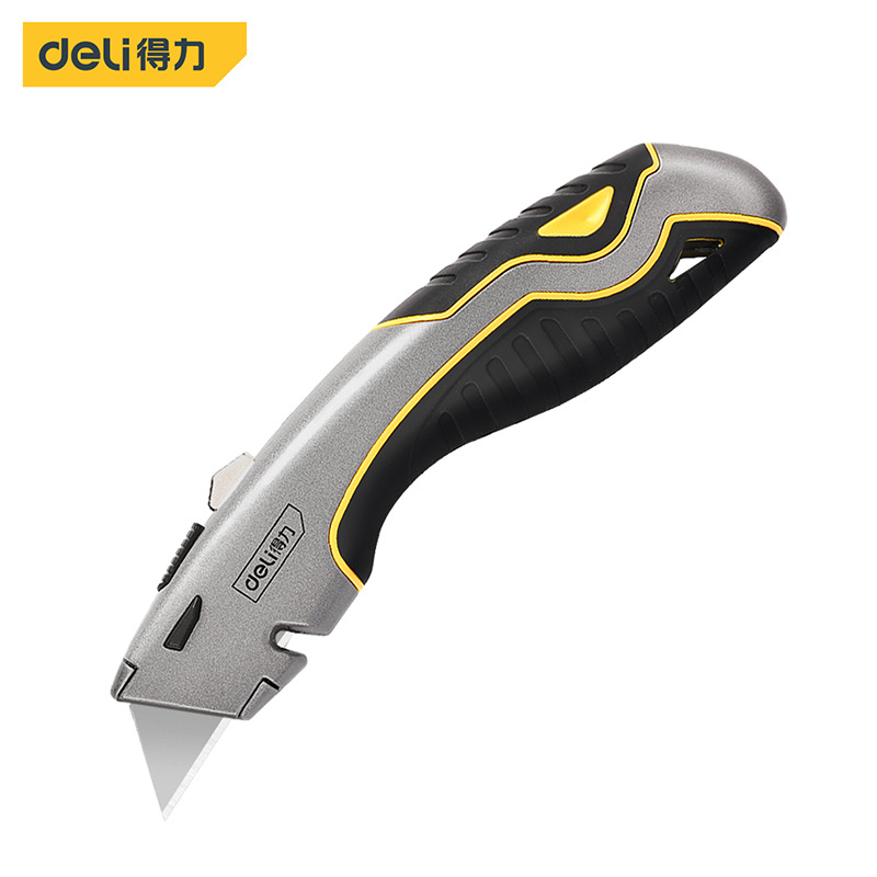 Deli Tools Industrial-grade zinc alloy cutter (3-blade multi-functional unboxing wonder, high appearance level small cutter Item Picture