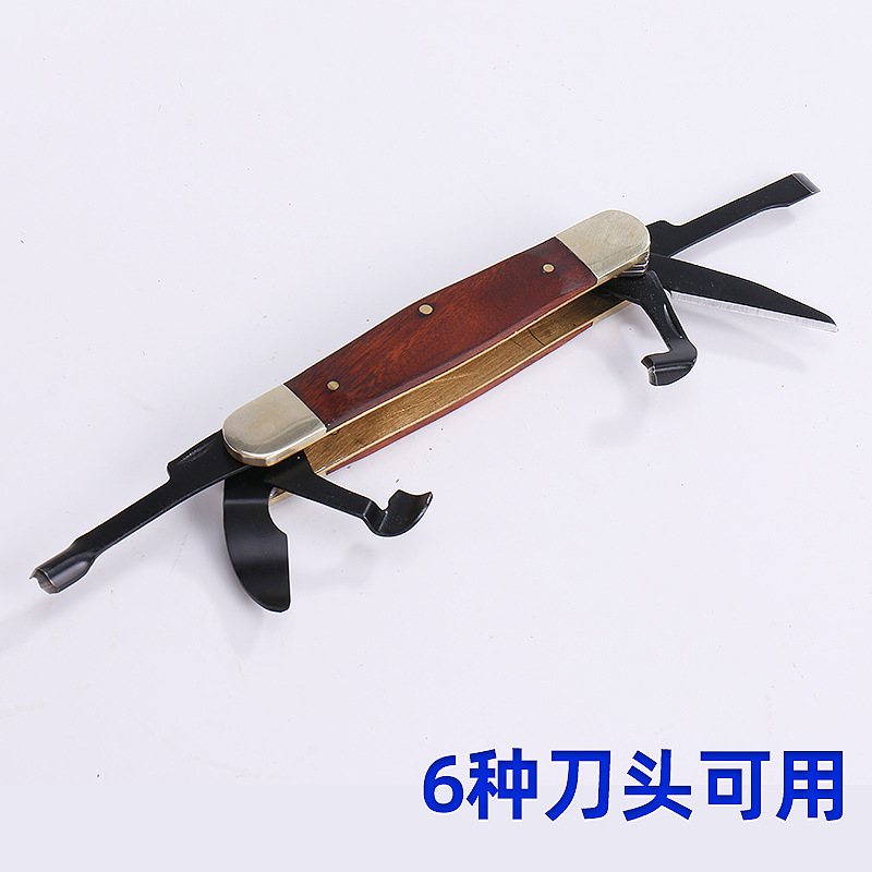 6-kai multi-functional SK5 material combination knife, outdoor multi-purpose tool, folding emergency portable special knife details Picture