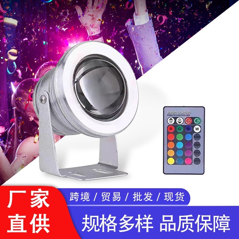 10W underwater light, fountain light, swimming pool light, rgb underwater light, led underwater light, fish details Picture