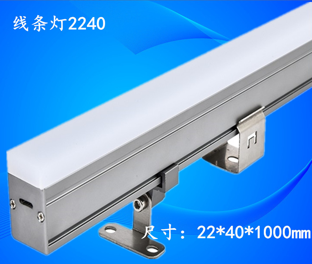 Non-standard LED acrylic linear light DM512 acrylic contour light 12w lighting project linear light full figure