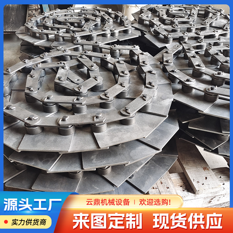 304 stainless steel chain, large-pitch mechanical parts, industrial chain, single-side bent plate, double-pitch stainless steel chain Application Scenario