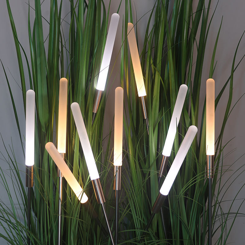 Factory consignment delivery of LED reed stick lights, park lawn lights, acrylic solar ground socket decorative display and landscape lights full figure