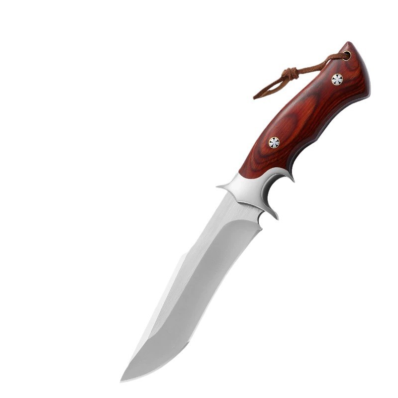 Pojiang M390 outdoor one-piece steel high-hardness sharp straight knife Fruit knife portable self-defense camping knife durable Item Picture