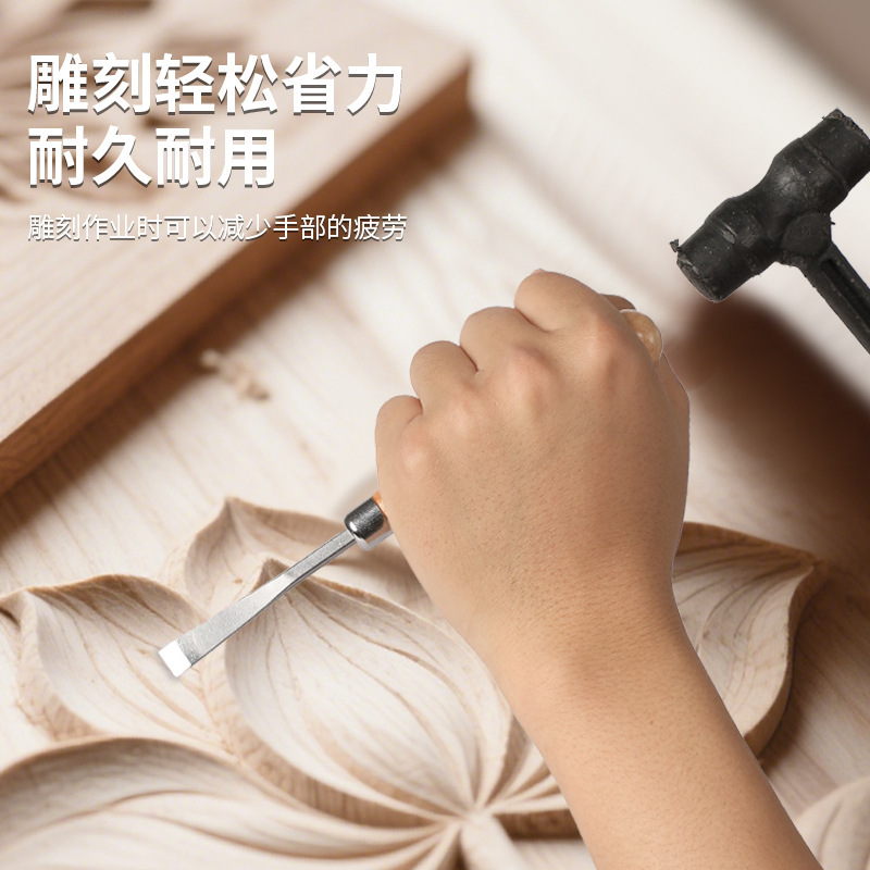 SK5 beech wood square handle 3-12 piece set of woodworking engraving chisel and engraving knife set, metal knife band box set engraving knife in stock Application Scenario