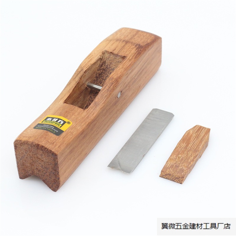 Indonesian rosewood corner planer, edge trimming planer, chamfer, inner corner line planer, woodworking plane I1205. Factory wholesale Specification drawing