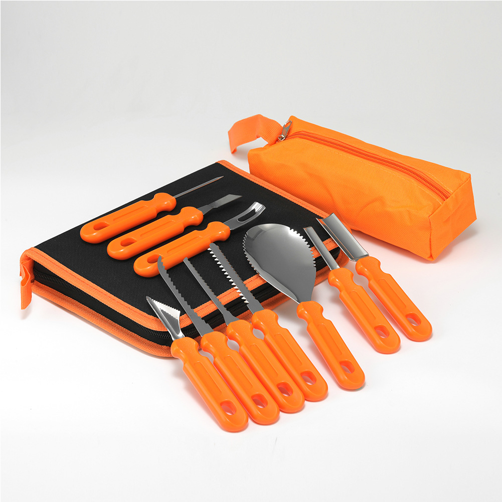 Cross-border Halloween pumpkin carving knife tools, pumpkin carving tools, pumpkin carving kitchen art tools full figure