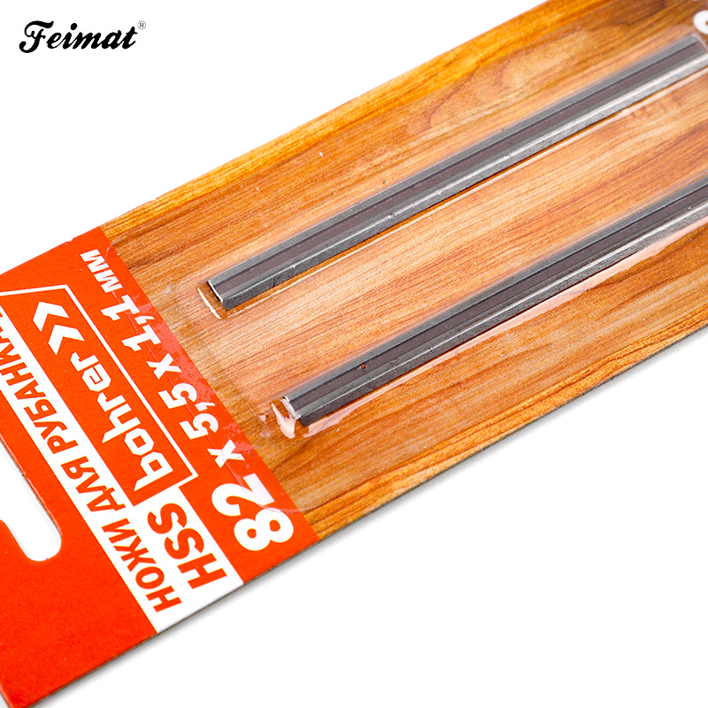 Disposable electric planer blade 82mm Siyuqiao Carpenter hacksaw blade hard alloy high-speed steel super-hard tool Specification drawing