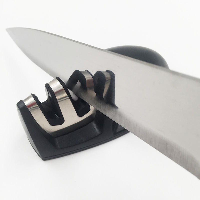 Portable household knife sharpener, two-segment mouse-shaped mini knife sharpener, quick and easy to sharpen in stock Specification drawing