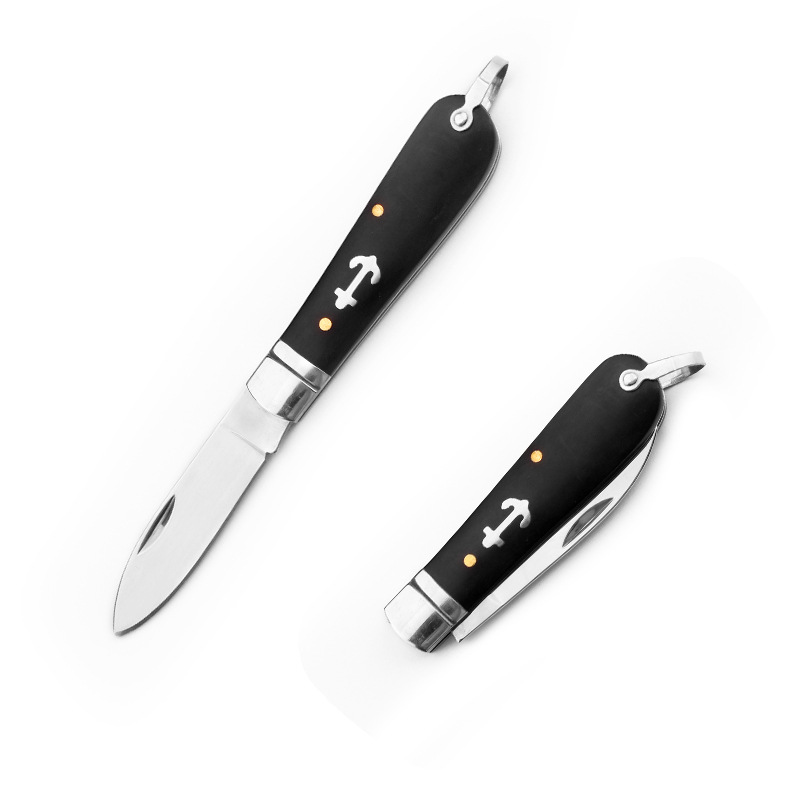 Traditional electrician's knife, non-insulated wire stripping knife, stainless steel sharp folding knife, wooden handle steel head grafting knife, cable knife undefined