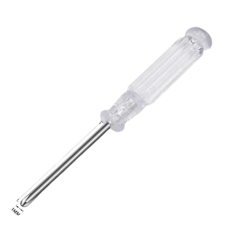 Screwdriver 3.0, cross-head small screwdriver, flat-head crystal transparent screwdriver, mobile phone disassembly tool, toy delivery Item Picture
