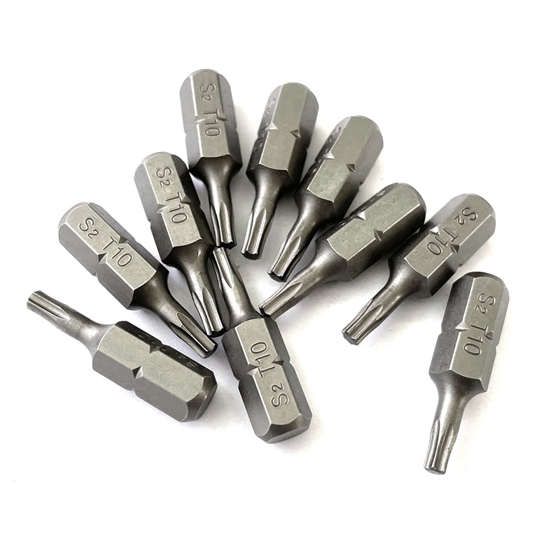 6.35 Screwdriver 1/4, 25mm long, manual and electric, one-character cross, cross-shaped, hexagon socket, plum blossom, with hole and magnetic screwdriver full figure