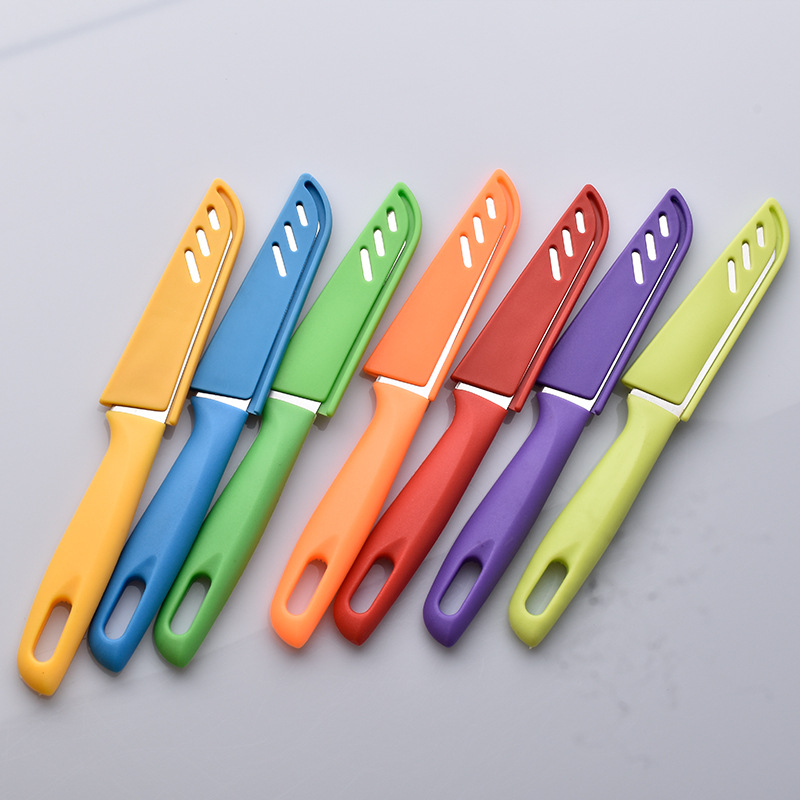Wholesale of fruit knives, household stainless steel fruit peelers, kitchen fruit and vegetable slicers, fruit peel knives, Yangjiang knives details Picture