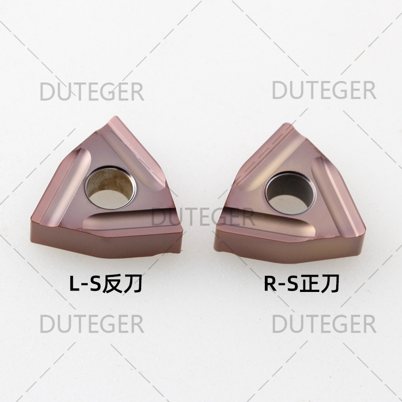 DESKAR Desca peach-shaped grooving cylindrical turning tool WNMG080404R-S LF9018 steel part stainless steel Application Scenario