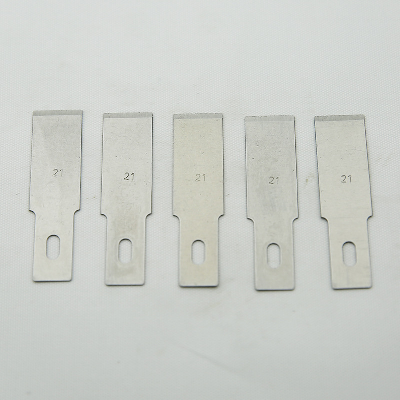 Stock mobile phone film engraving blade 11# metal model, No. 11 45° engraving blade, No. 1 replacement blade Specification drawing
