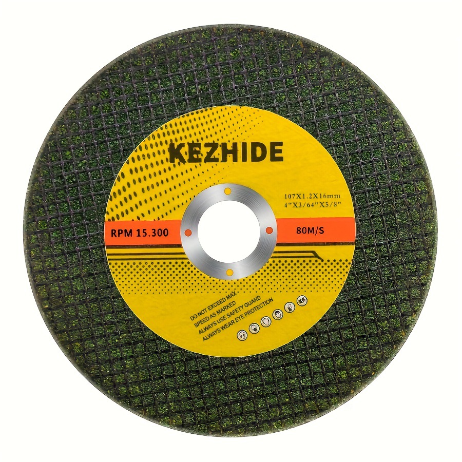 107mm metal cutting disc, double-mesh resin grinding wheel, 4-inch stainless steel cutting blade, 1.2mm thick, efficient and durable Item Picture