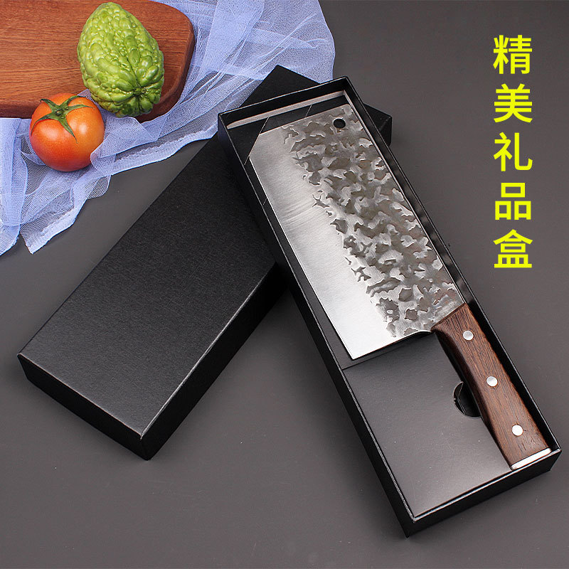 Hammer-textured forged kitchen knives, household slicing knives, chopping knives, hotel chef knives, bone cutting knives, stainless steel knives details Picture