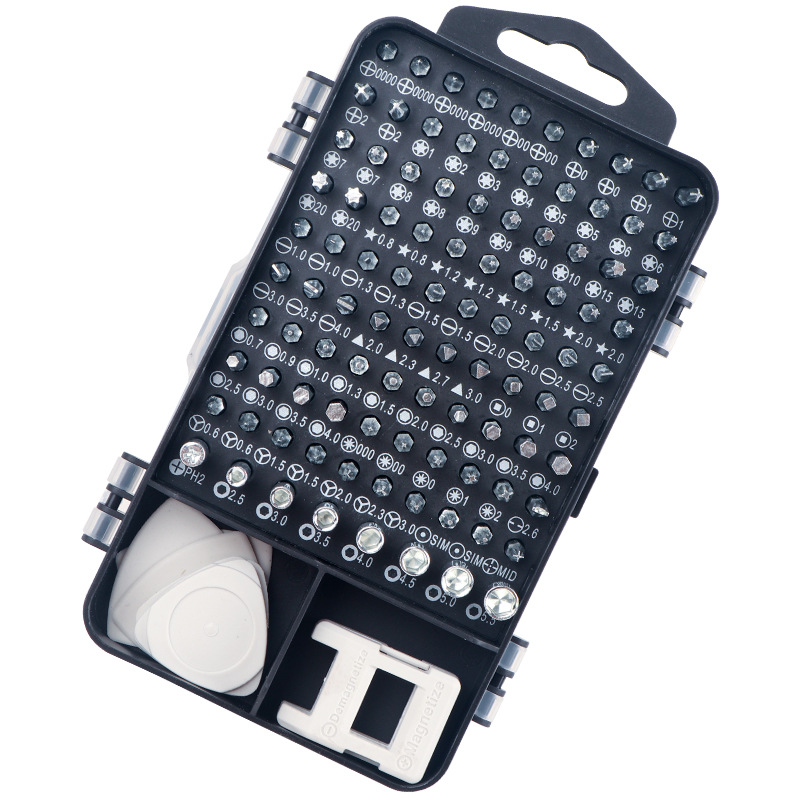 115-in-1 multi-functional screwdriver set, manual hardware tools, screwdriver, mobile phone repair, cross-border screwdriver Item Picture