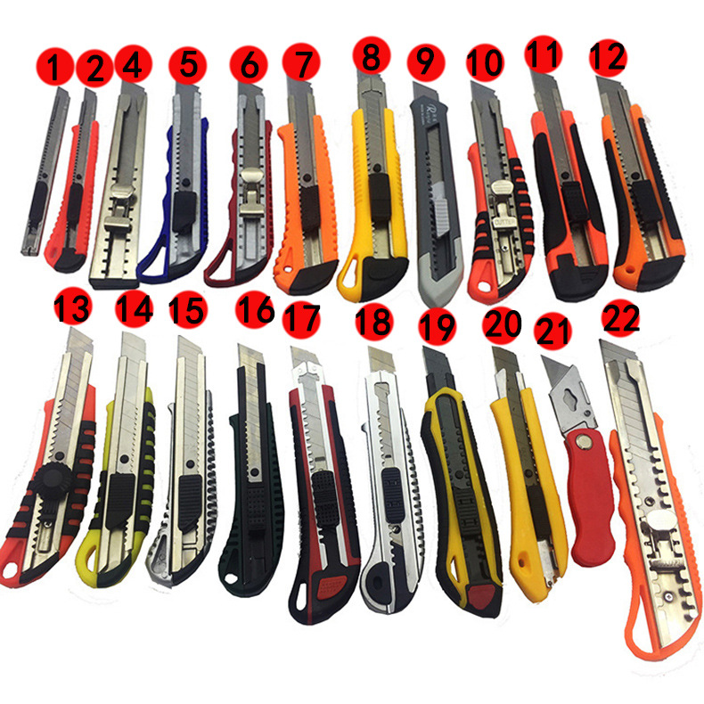 Large wallpaper knife manufacturer, wholesale of large wallpaper knives, thickened industrial paper cutting knives, heavy-duty wholesale Specification drawing