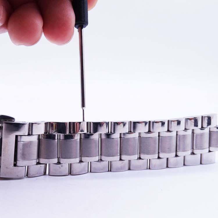 Factory wholesale watch steel band disassembly punch 0.8mm through-needle watch gift steel band cutting screwdriver Specification drawing