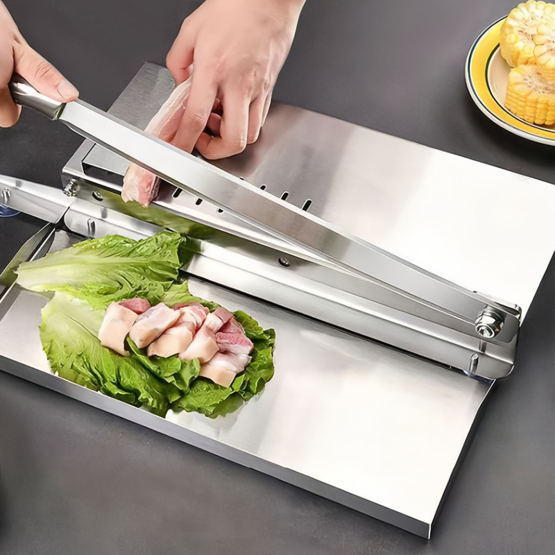 Guillotine, household bone cutting machine, medicinal herb cutting machine, knife cutting machine, rib cutting, bone chopping knife, candy pig's trotter knife details Picture