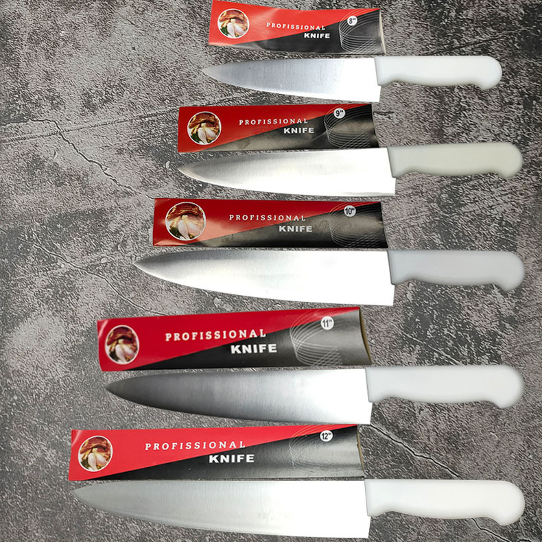 hotel chef knife 8-inch 10-inch beef slitting knife Bar fruit knife Hotel supplies chef knife full figure