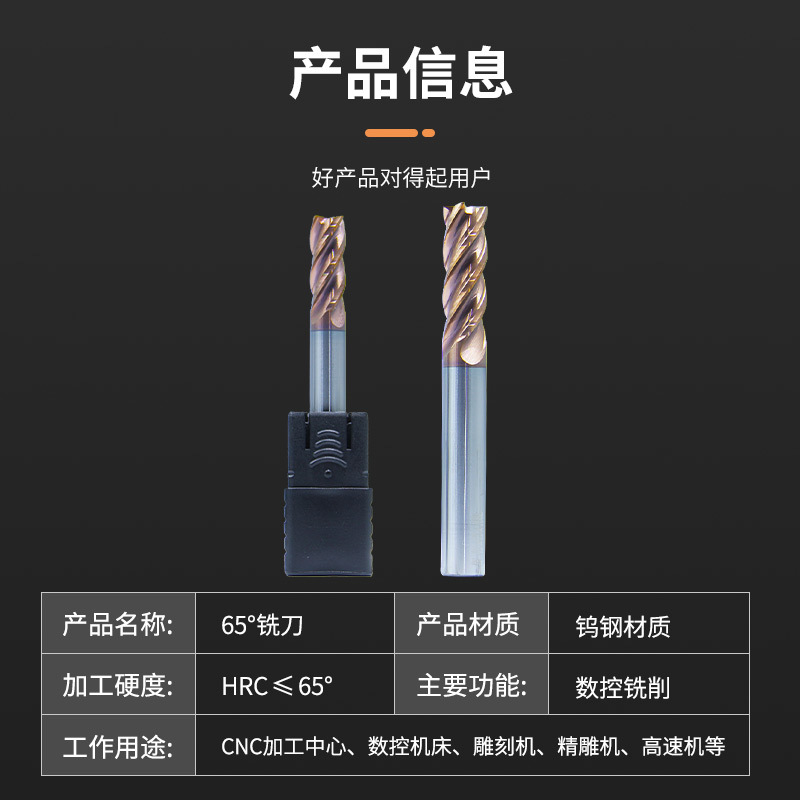 65-degree tungsten steel milling cutter CNC machining center, tungsten steel milling cutter CNC processing custom wholesale Application Scenario