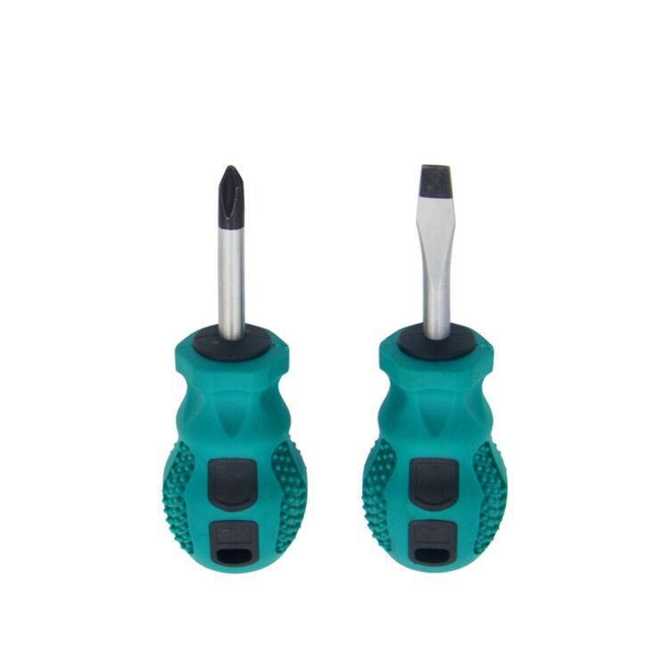 Small radish head screwdriver, magnetic mini cross-shaped one-and-a-half-inch short-handled screwdriver, car repair Item Picture