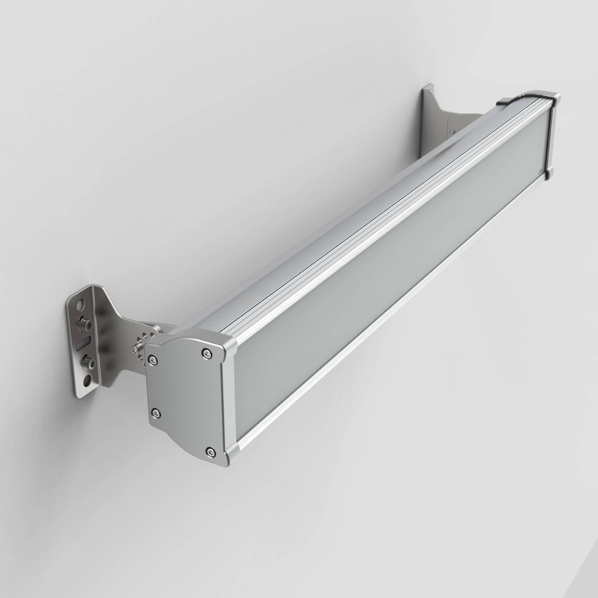 1.2M 60W three-proof LED walkway light, anti-glare tempered glass + aluminum tunnel lighting factory Application Scenario