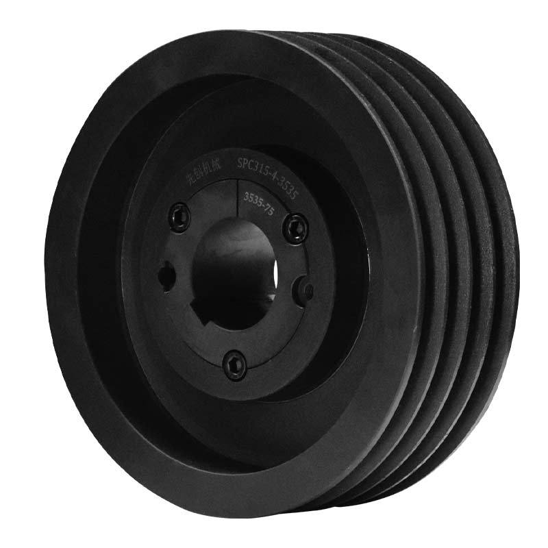 European standard conical sleeve pulley single slot multi-slot transmission connection components, V-motor pulley, SPC pulley Item Picture