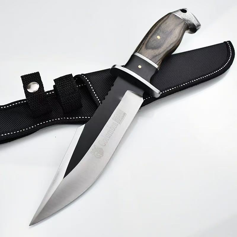 Cross-border sharp multi-purpose fishing and camping knife, household fruit peeler knife, outdoor sharp steak and meat cutting knife details Picture