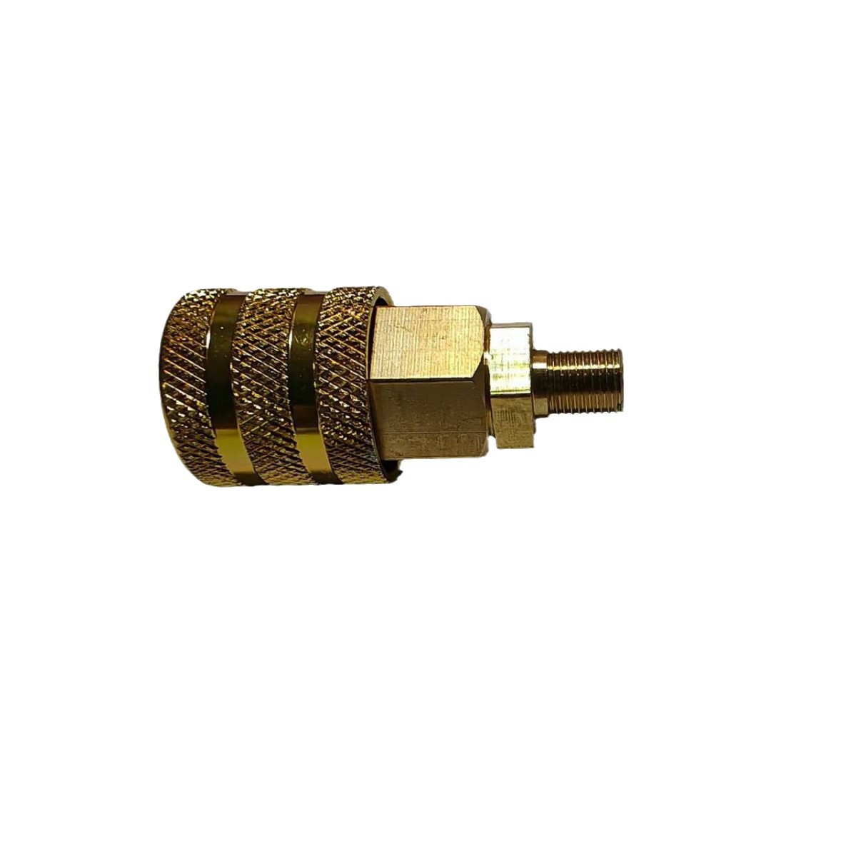 Open self-locking tire quick inflation tube, inflation nozzle, inflation head, quick connector, pure copper vehicle tire pressure gun gauge tube Item Picture