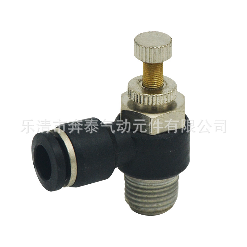 L-type right-angle throttle valve SC8-02 speed control switch cylinder joint SL4-M5/6-01/10-03/12-04 Item Picture