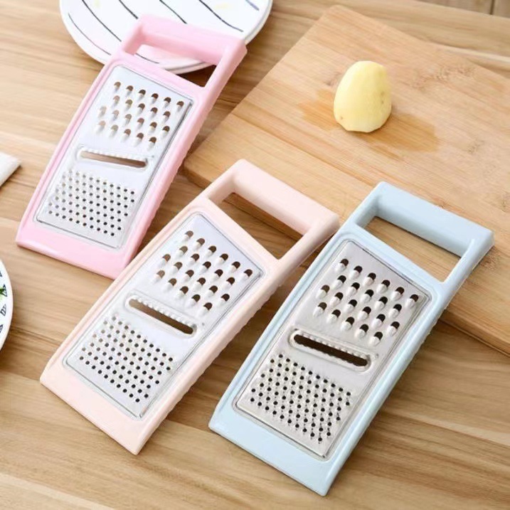 Multi-functional vegetable slicer, home kitchen potato slicer, cucumber slicer, grater, stainless steel grater. Specification drawing