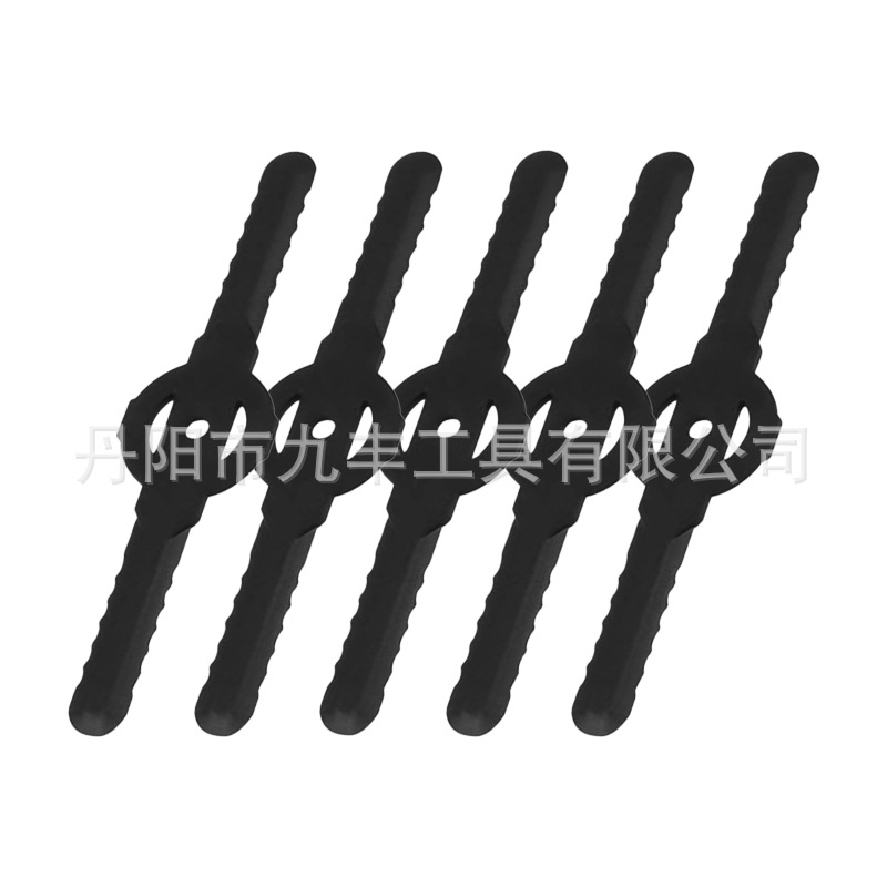 Cross-border one-line diamond-shaped lawn mowing blade, 4-inch and 6-inch lawn mower with machine blade, lawn mowing circular saw blade, plastic undefined