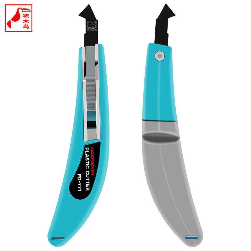 Woodpecker hook knife frame utility knife FD-771 acrylic plexiglass plastic sheet cutting and yarn cutting knife Item Picture