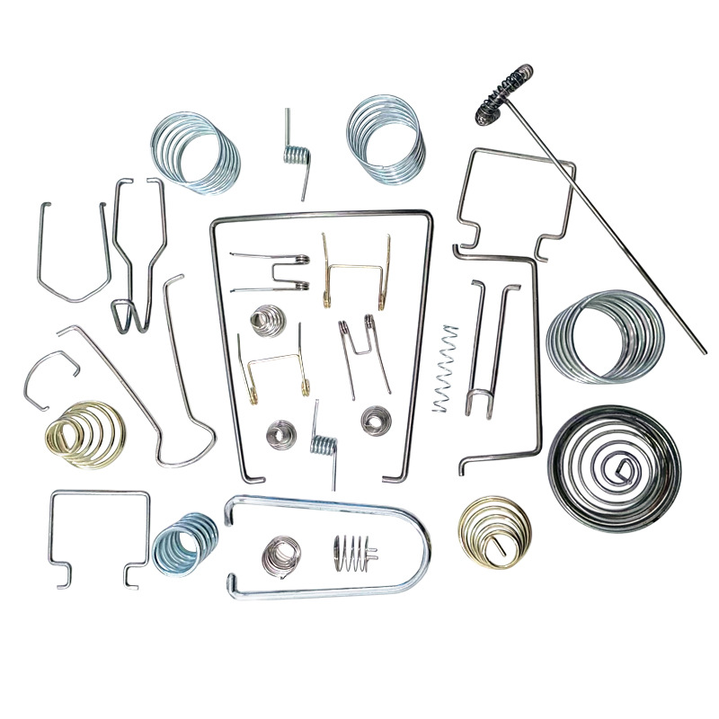 Stainless steel and carbon steel compression springs, foreign trade Ninghai manufacturer, torsion spring wire formed flat wire special-shaped tension spring, standard precision spring Application Scenario
