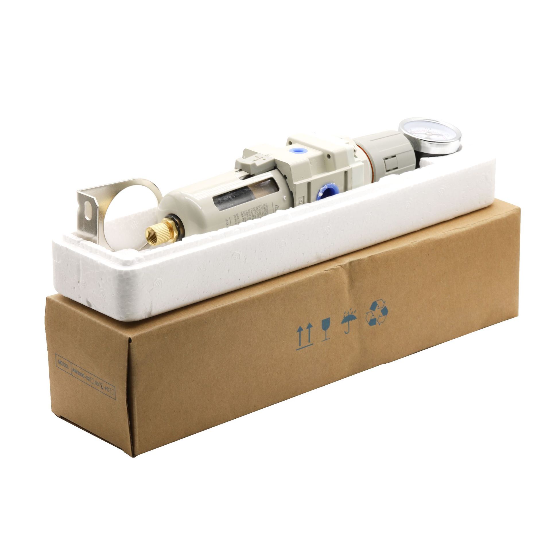 Wholesale white pressure regulating valve AW/AR/AC2000-02, 3000-03 pressure regulating filter, air source processor undefined