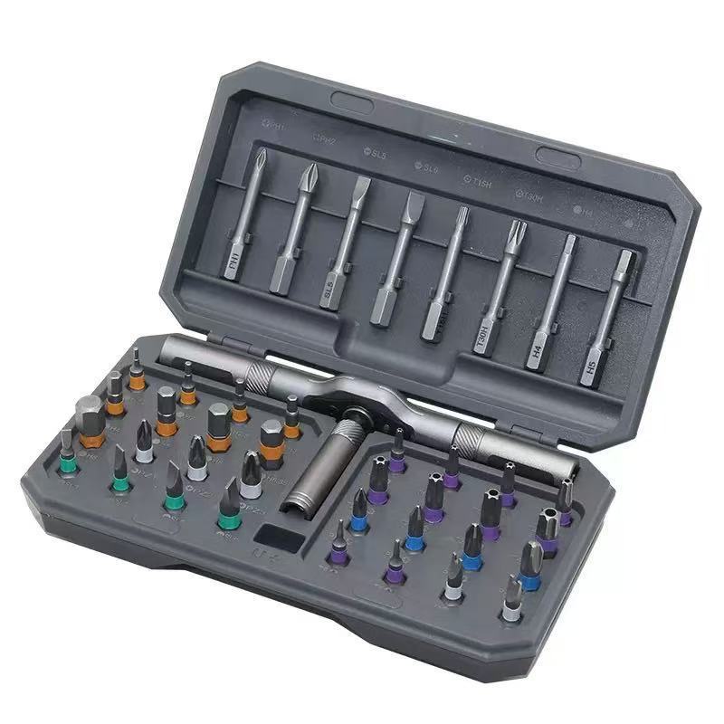 Cross-border bestseller Duke RS1 42-in-1 ratchet screwdriver S2 steel wrench multi-functional tool set Item Picture