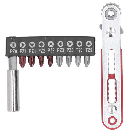 Multi-purpose bidirectional ratchet wrench and screwdriver set, multi-functional ratchet screwdriver set undefined