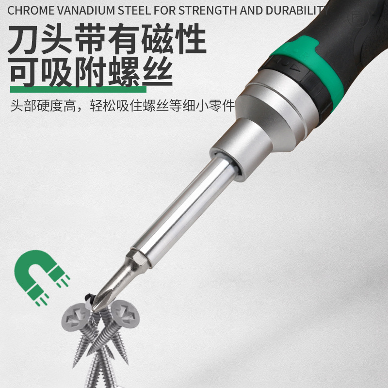 Screwdriver tool set, flat-head cross hexagonal screw, ratchet, multi-purpose household hexagonal square head Application Scenario
