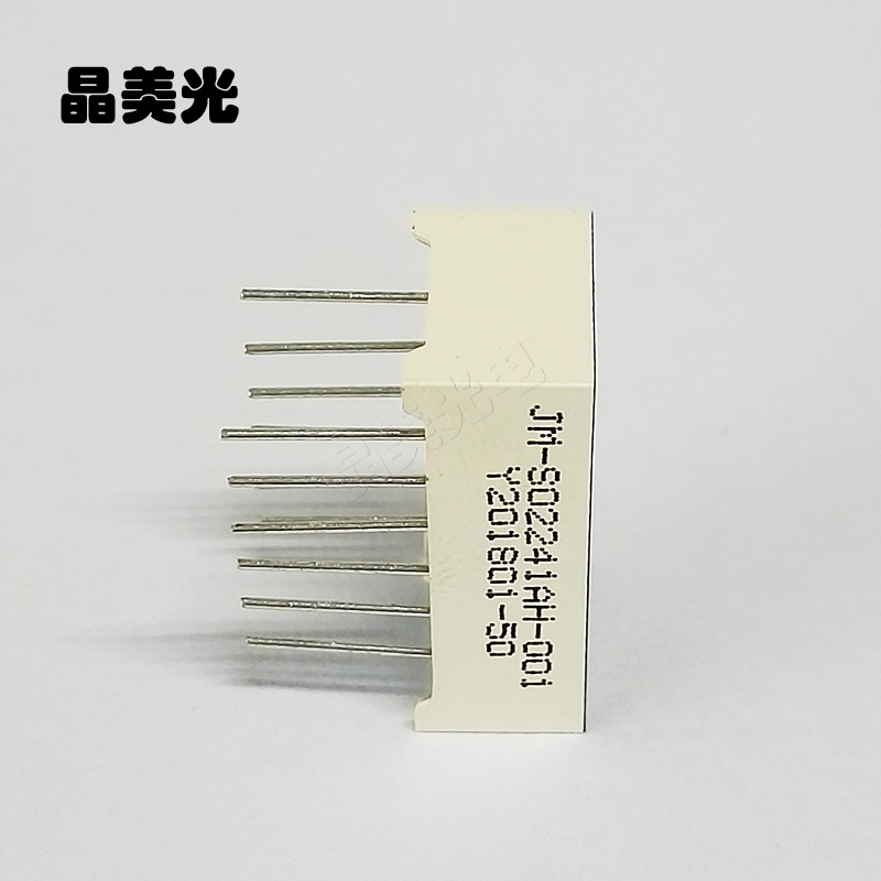 0.2-inch small 4-digit digital tube LED_server, panel display _JM-F02241A-B line in various colors Specification drawing