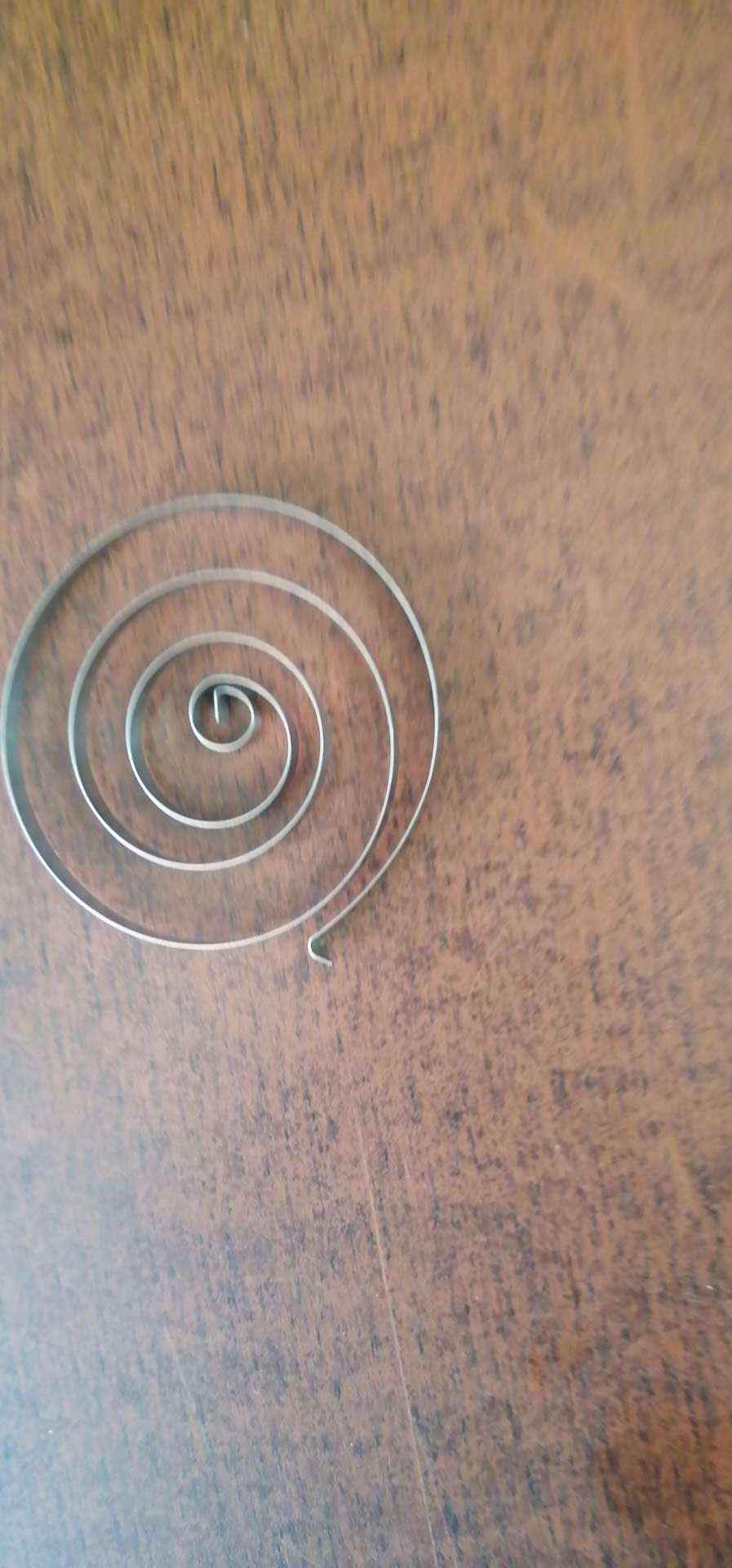Wholesale of gyroscope 2 transmitter, garlic cutter, wrist strength ball, stainless steel flat curly hair reel, spring Specification drawing