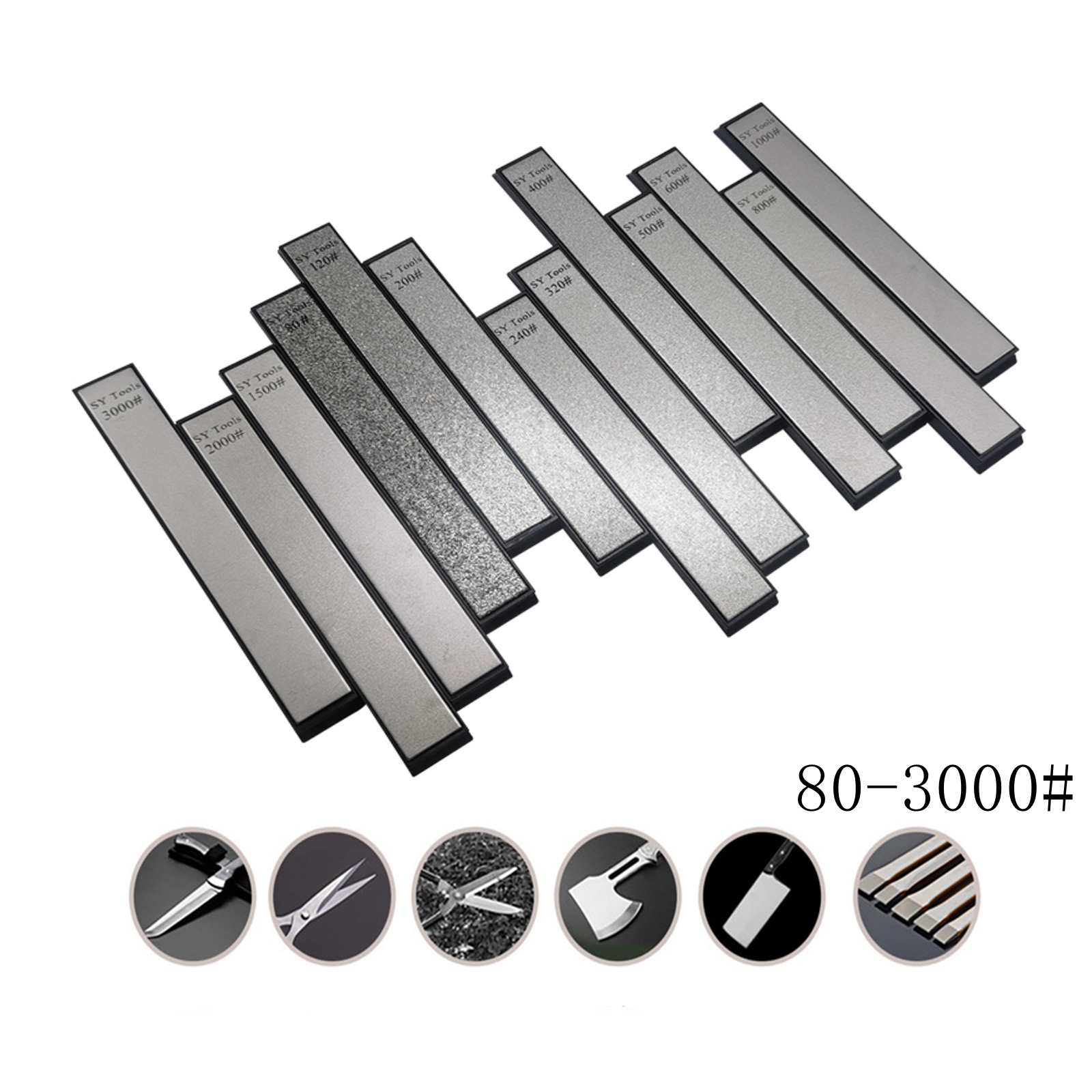 Diamond whetstone, cross-whetstone compatible with ruixin knife sharpeners, home kitchen knives, jade and other SY TOOLS full figure