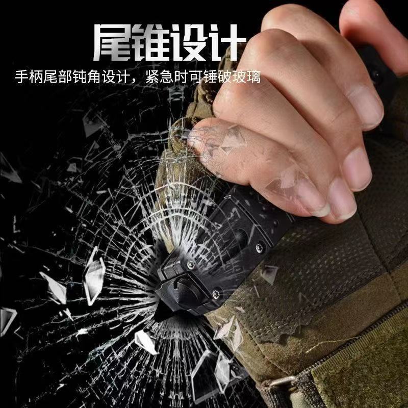 A popular folding knife for foreign trade, a multi-functional fruit knife, a sharp and convenient knife for outdoor camping, wild survival and self-defense Specification drawing