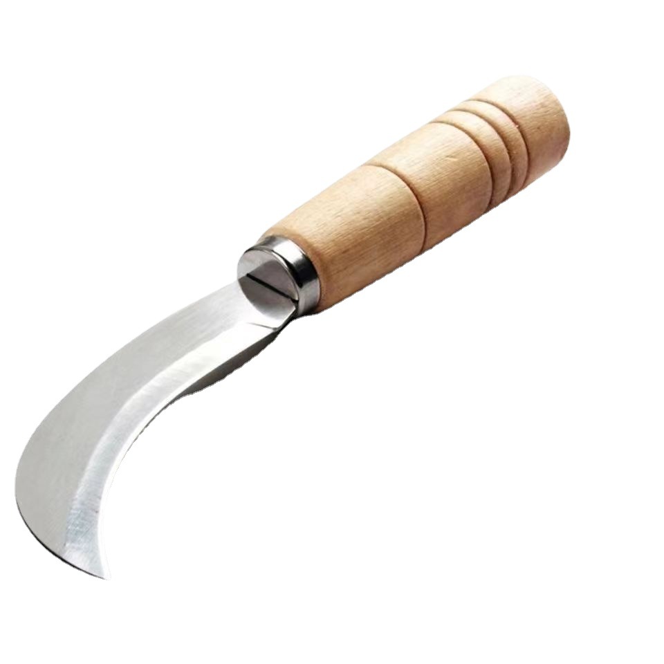 Factory direct supply of stainless steel small curved knives, banana knives, small sickles, vegetable and fruit knives, jackfruit knives, and leek knives Item Picture