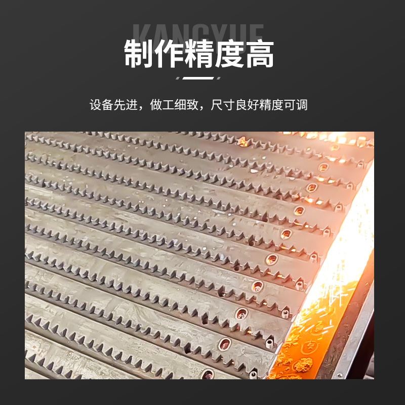 Special rack for sliding doors, straight teeth, high-precision non-standard steel ruler. Sliding door accessories can be customized as helical rack in stock details Picture
