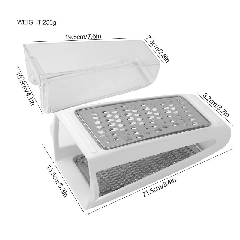 Double-sided cheese grater, capable of grilling cheese and butter in both left and right directions. A household multi-functional grater details Picture