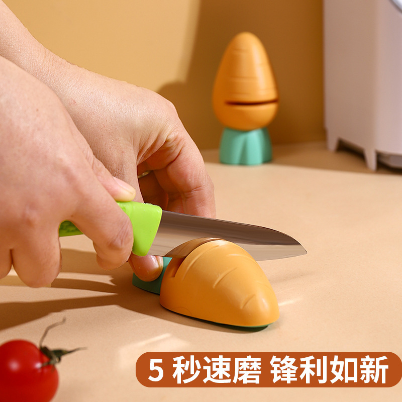 A variety of quick, mini and cute whetstones for kitchen use, including sharpening knives, kitchen knives, fruit knives and small kitchen tools details Picture
