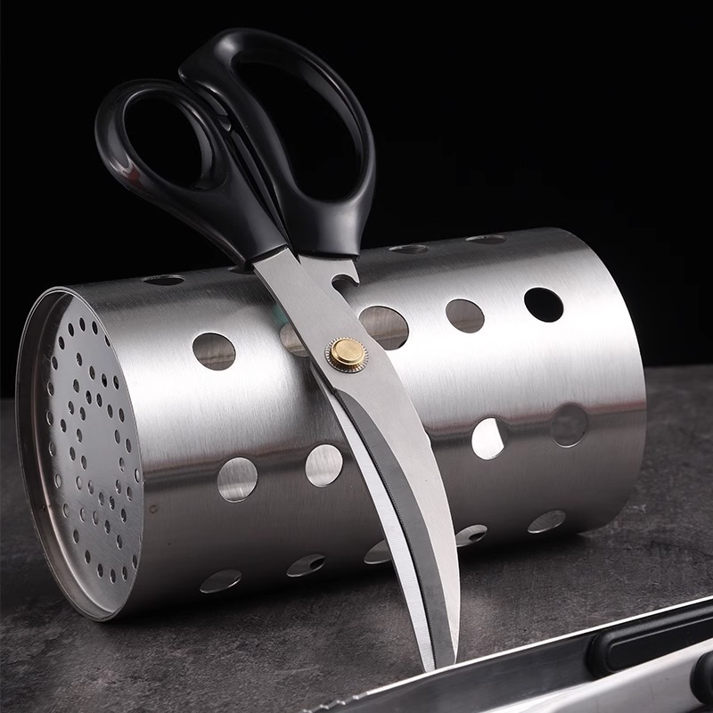 Stainless steel barbecue scissors, Korean kitchen scissors, commercial steak and chicken cutlet barbecue restaurant special scissors, household scissors details Picture